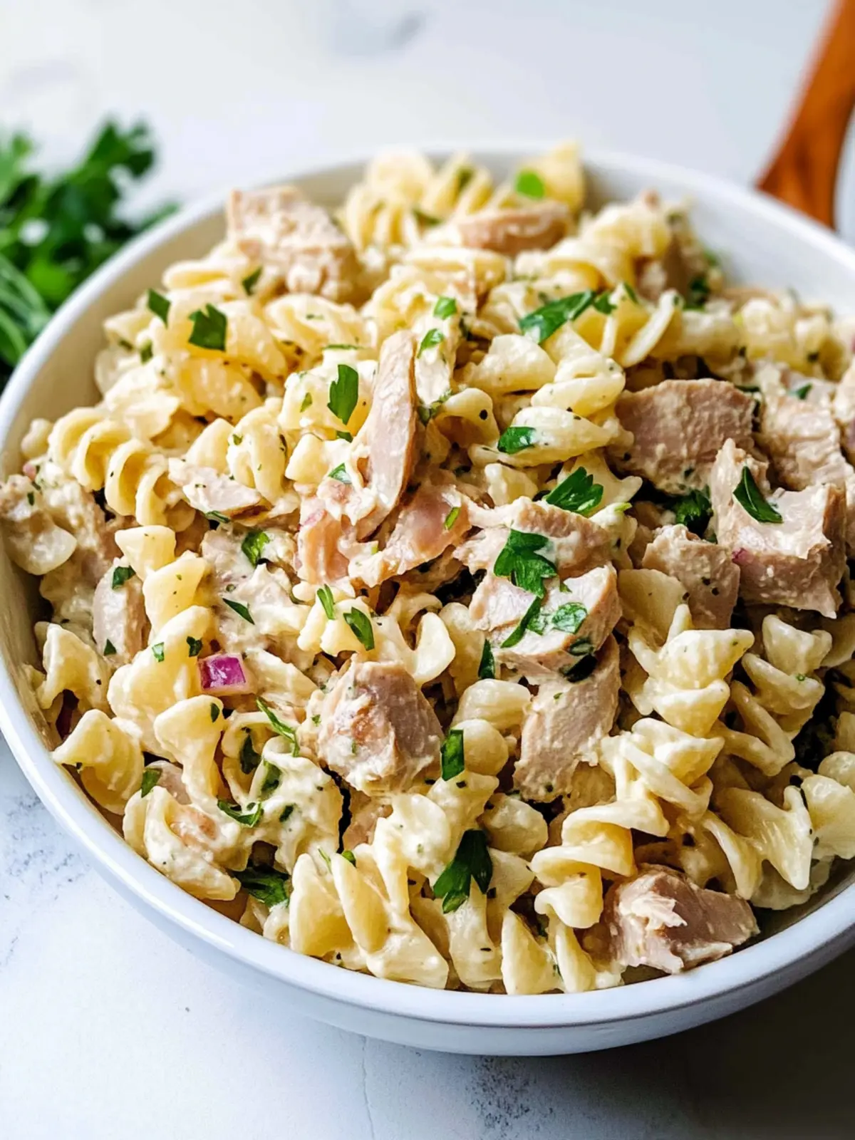 Creamy Tuna Pasta Salad for Effortless BBQ Bliss 3 Creamy Tuna Pasta Salad