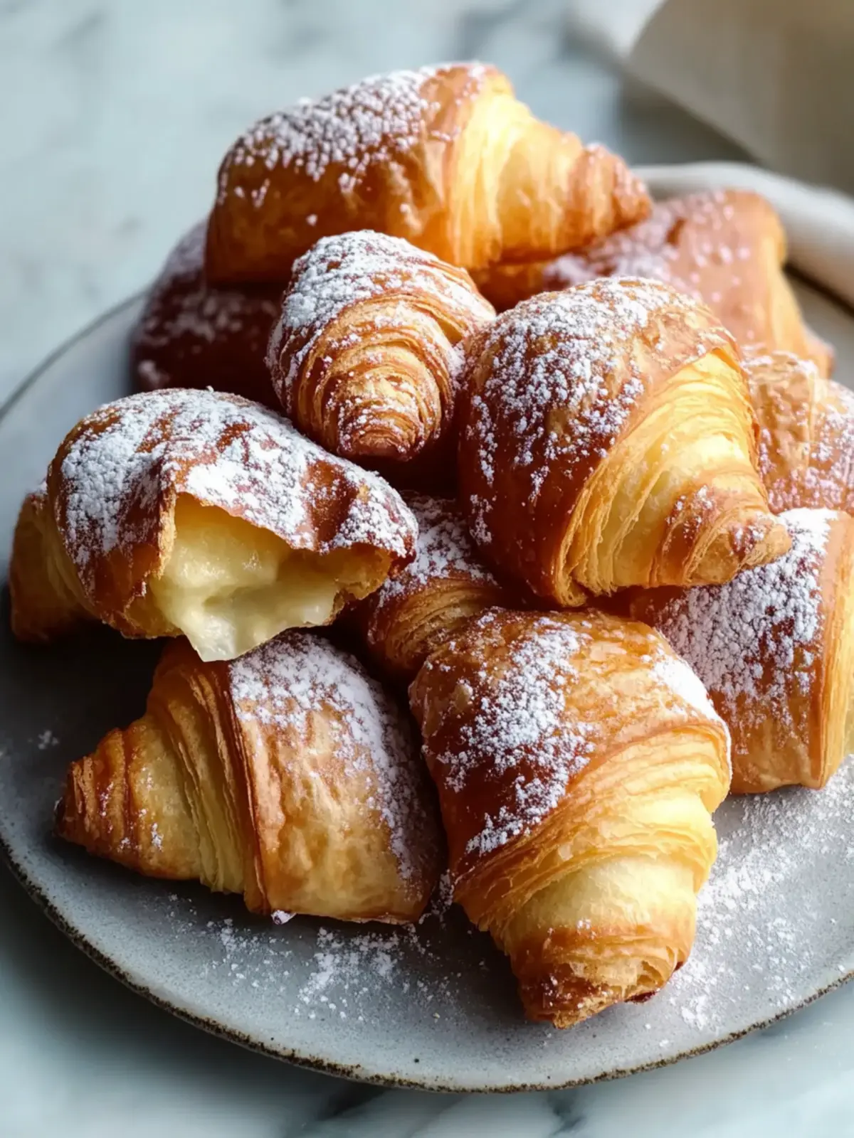 Fried Croissant Beignets: Easy & Delicious Comfort Treats 3 Fried Croissant Beignets- Easy & Delicious Treat