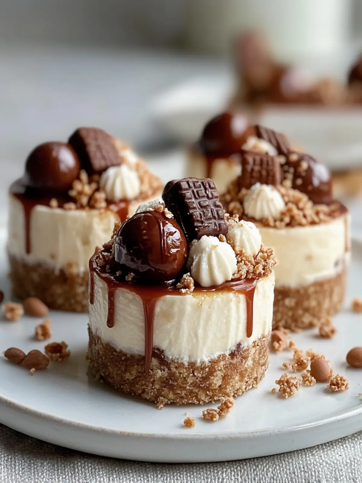 Irresistible Mini No-Bake Malteser Cheesecakes Ready in Hours 5 Mini No-Bake Malteser Cheesecakes