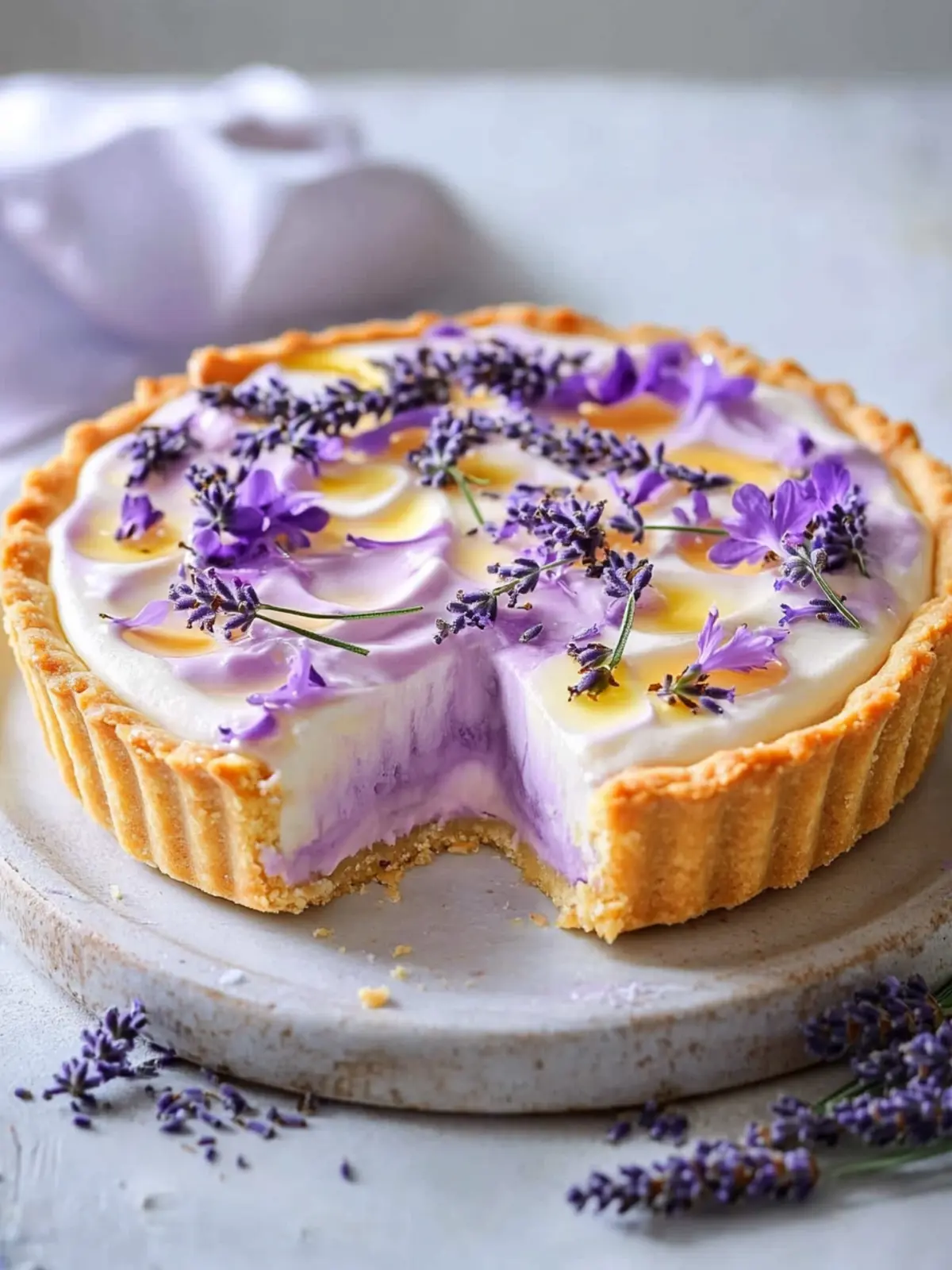 Lavender Dream Tart: Your Floral Dessert Showstopper! 5 The Lavender Dream Tart: A Floral Dessert Masterpiece