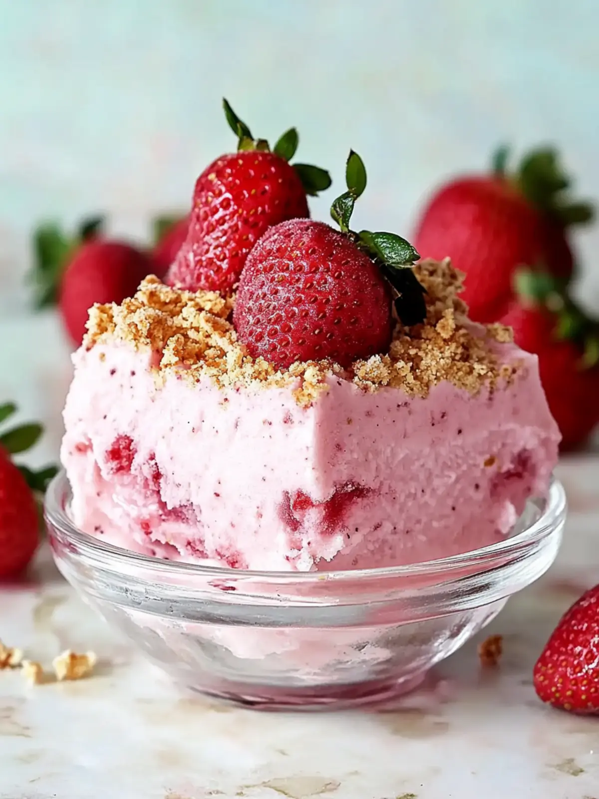 No-Bake Easy Frozen Strawberry Dessert for Refreshing Bliss 2 Easy Frozen Strawberry Dessert