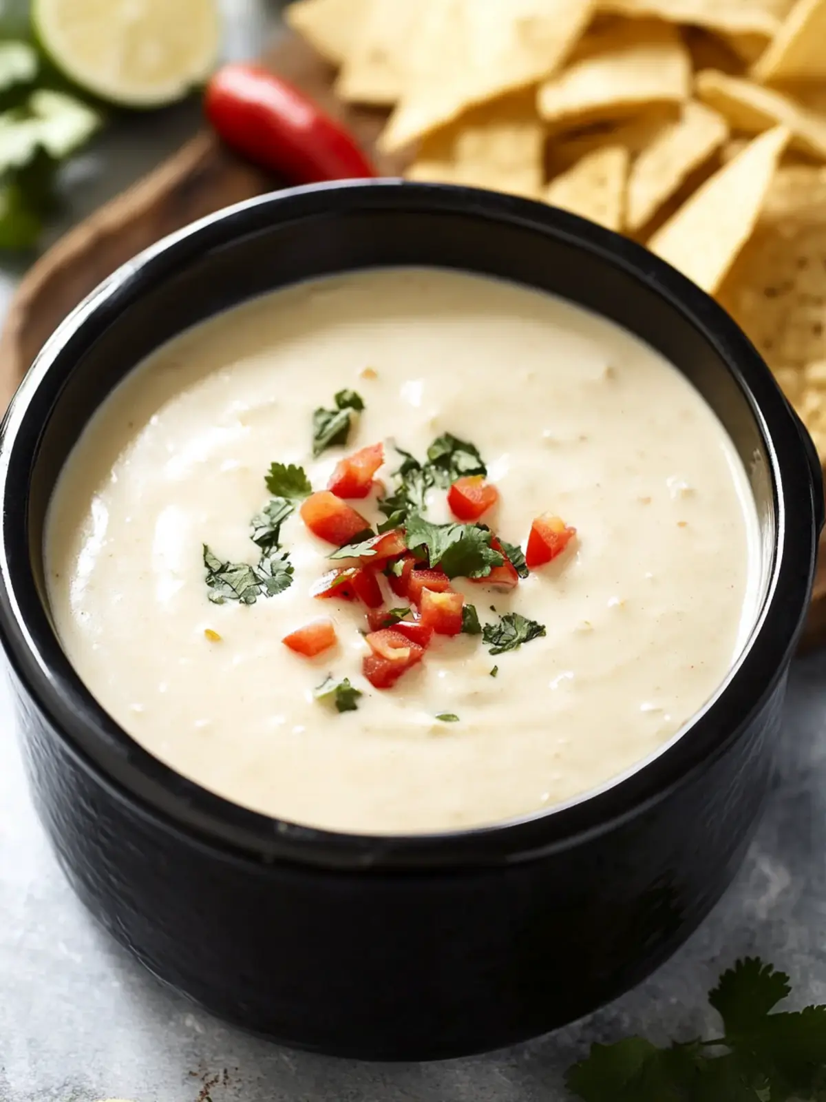 Easy Crockpot White Queso Dip Recipe - Creamy Flavor Bliss 5 Easy Crockpot White Queso Dip Recipe-Flavorful & Creamy