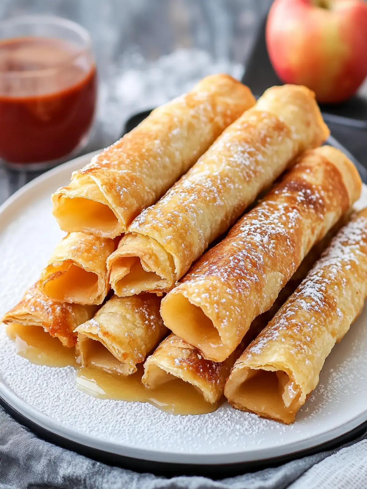 Apple Pie Taquitos: Your New Favorite Easy Dessert Delight 4 Apple Pie Taquitos