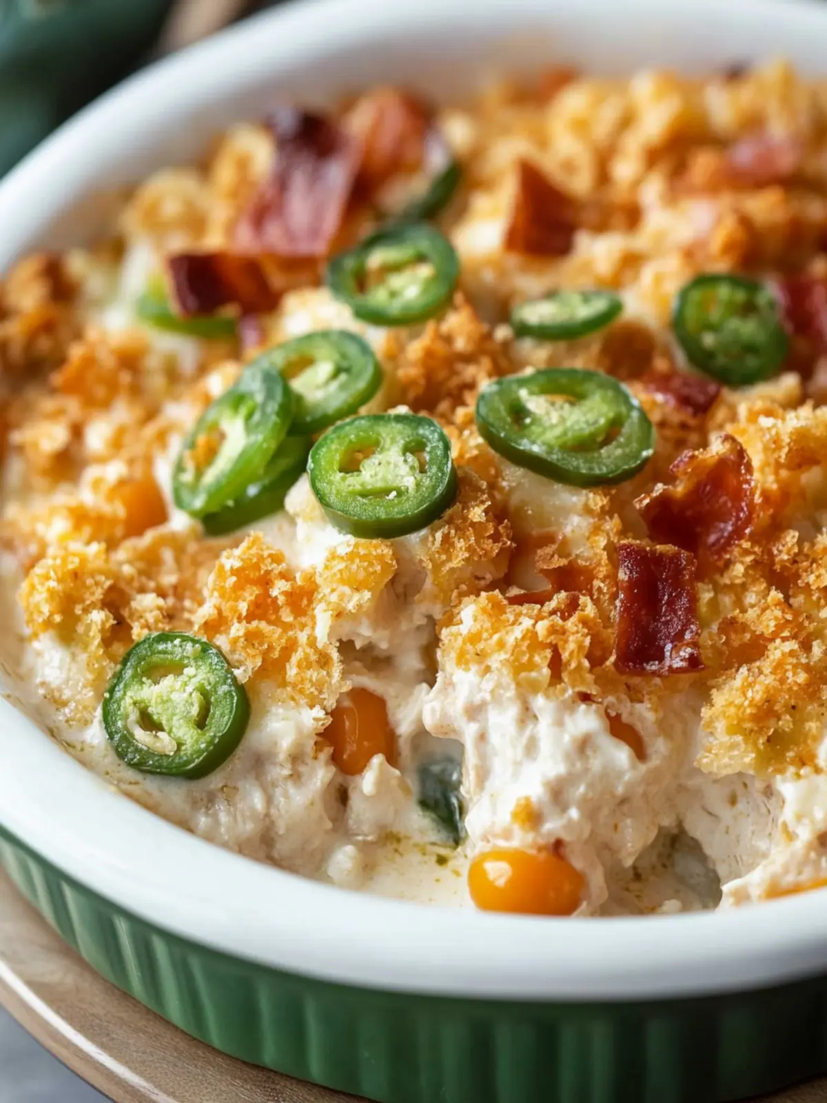 Irresistible Jalapeño Popper Chicken Casserole for Busy Nights 3 Jalapeño Popper Chicken Casserole