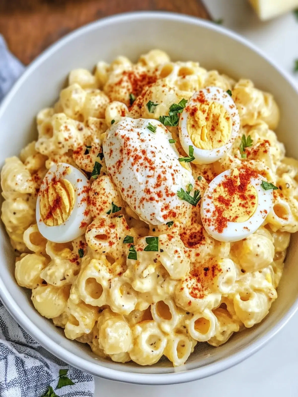 Creamy Easy Deviled Egg Pasta Salad for Your Next Picnic 5 Easy Deviled Egg Pasta Salad