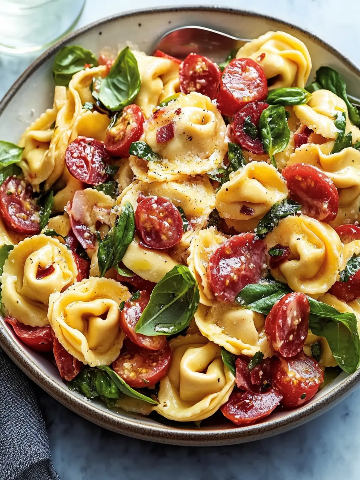 Vibrant Tuscan Tortellini Salad That Elevates Your Meal Game 4 Tuscan Tortellini Salad