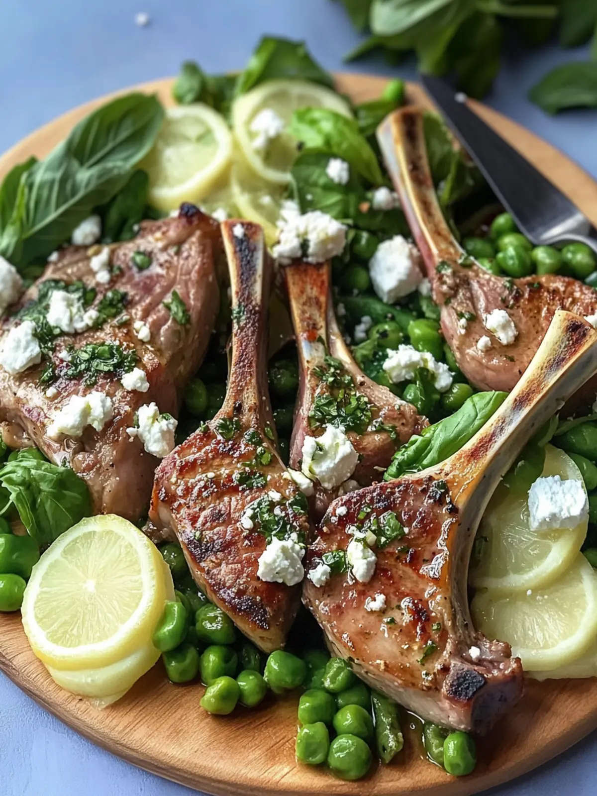 Savory Greek Lamb Chops with Lemon & Oregano Magic 4 Greek Lamb Chops