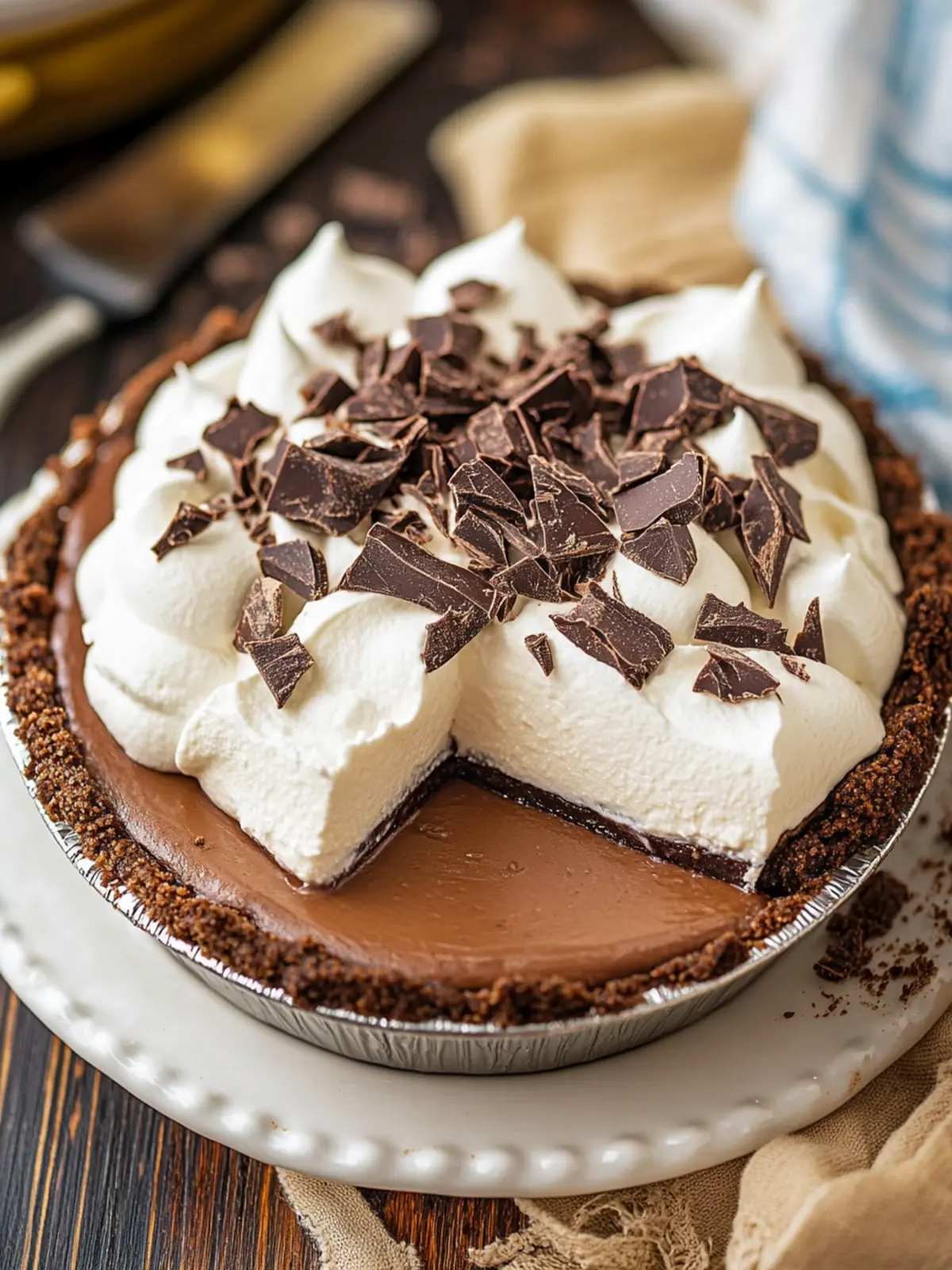 Decadent Chocolate Cream Pie with Oreo Crust You’ll Love 5 Chocolate Cream Pie