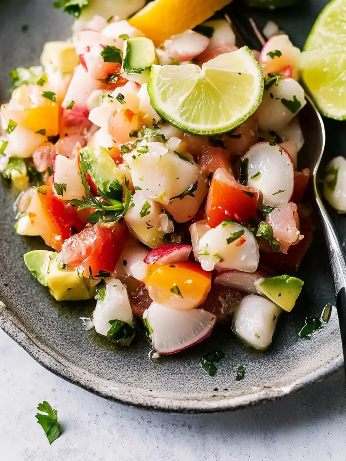Refreshing Ceviche with Sashimi-Grade Fish and Creamy Avocado 4 Ceviche