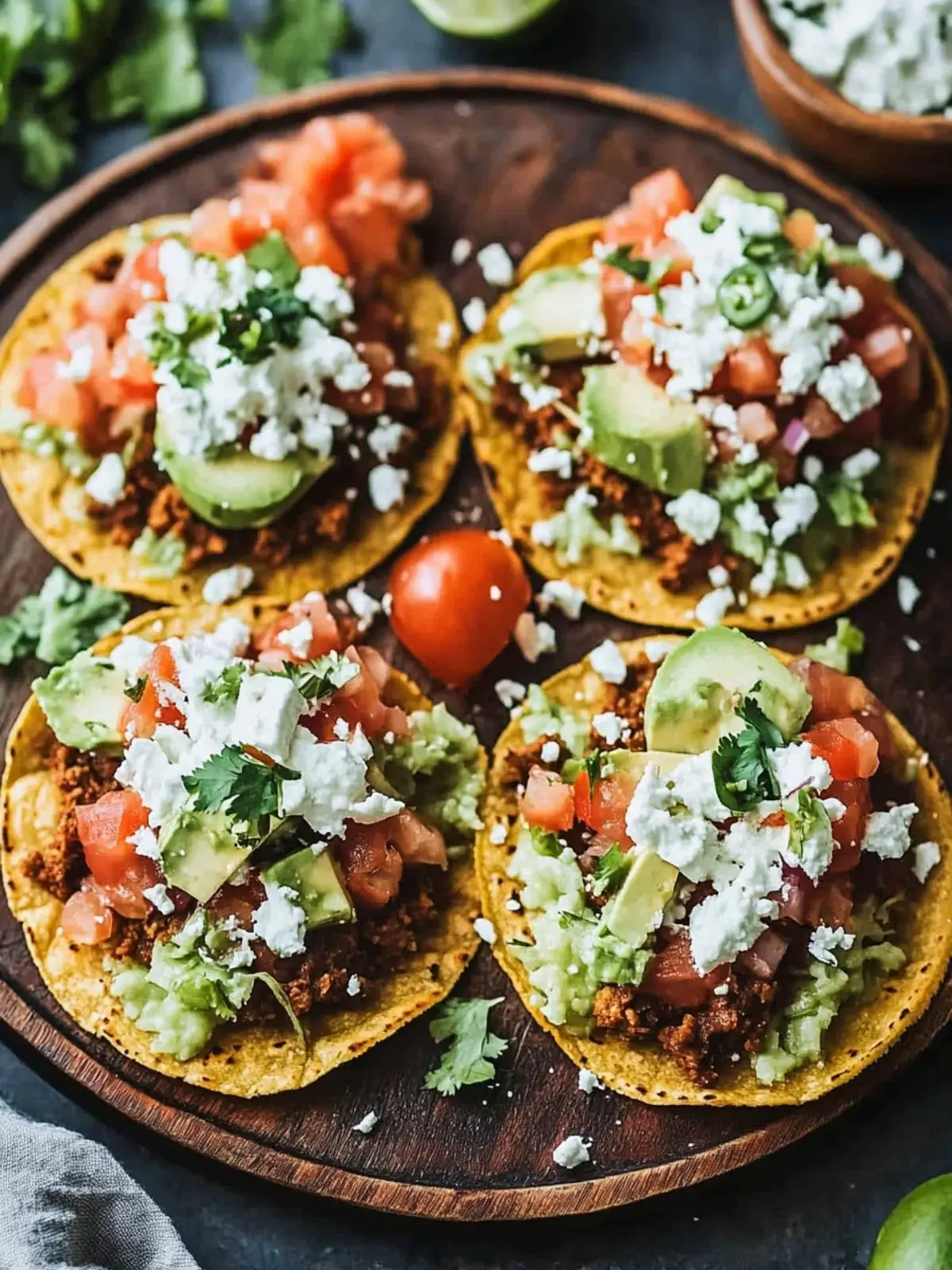 Savor Authentic Mexican Tostadas with Custom Toppings 4 Mexican Tostadas