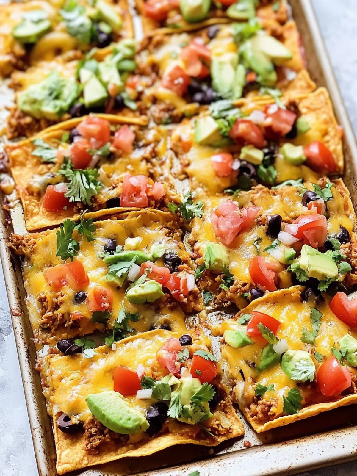 Delicious Sheet Pan Taco Bake for Easy Family Fun Night 4 Sheet Pan Taco Bake