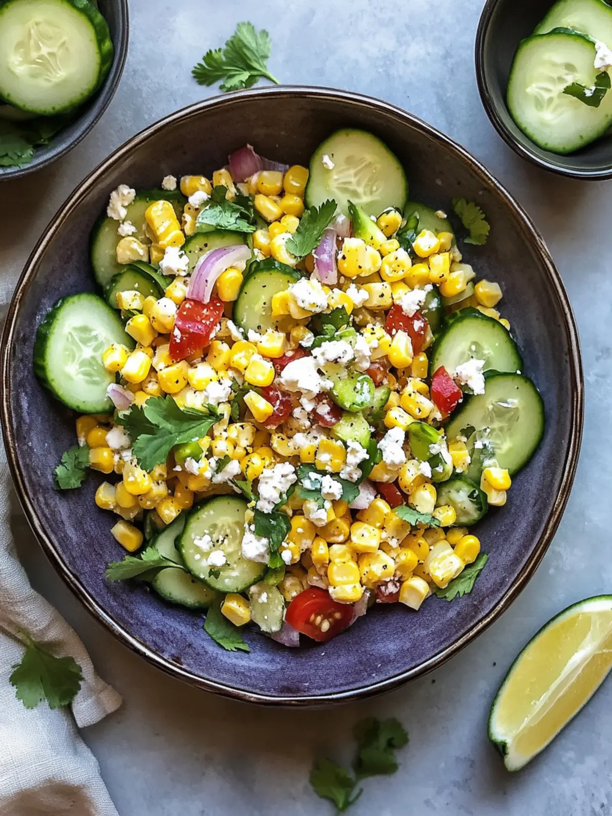 Zesty Mexican Street Corn Salad with Cucumber for Summer Bliss 3 Mexican Street Corn Salad with Cucumber