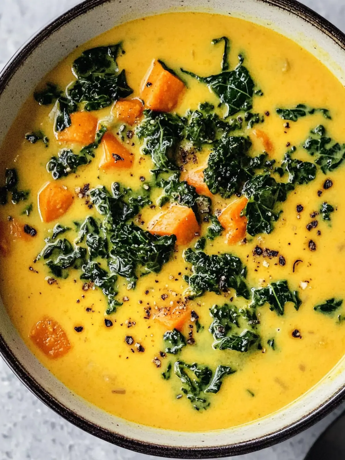 Coconut Curry Sweet Potato Kale Soup for Cozy Nights 5 Coconut Curry Sweet Potato Kale Soup