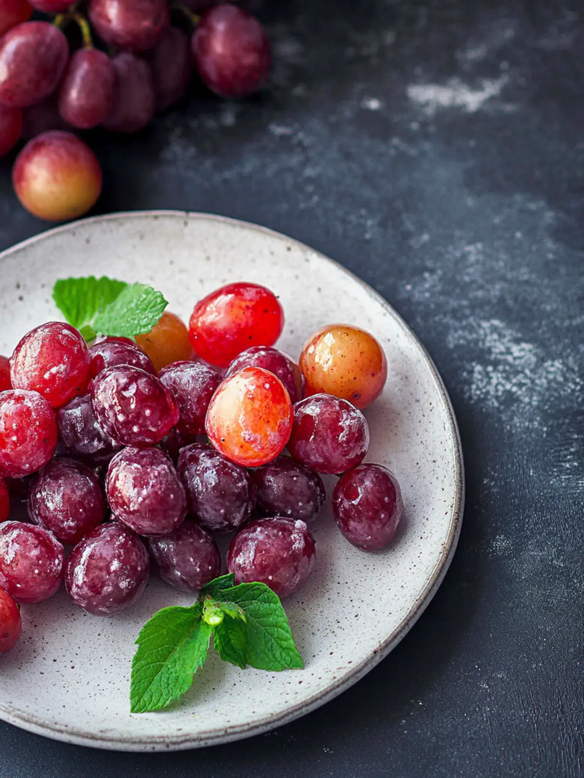Roasted Red Grapes with Mascarpone Dip - A Sweet Treat Delight 3 Roasted Red Grapes