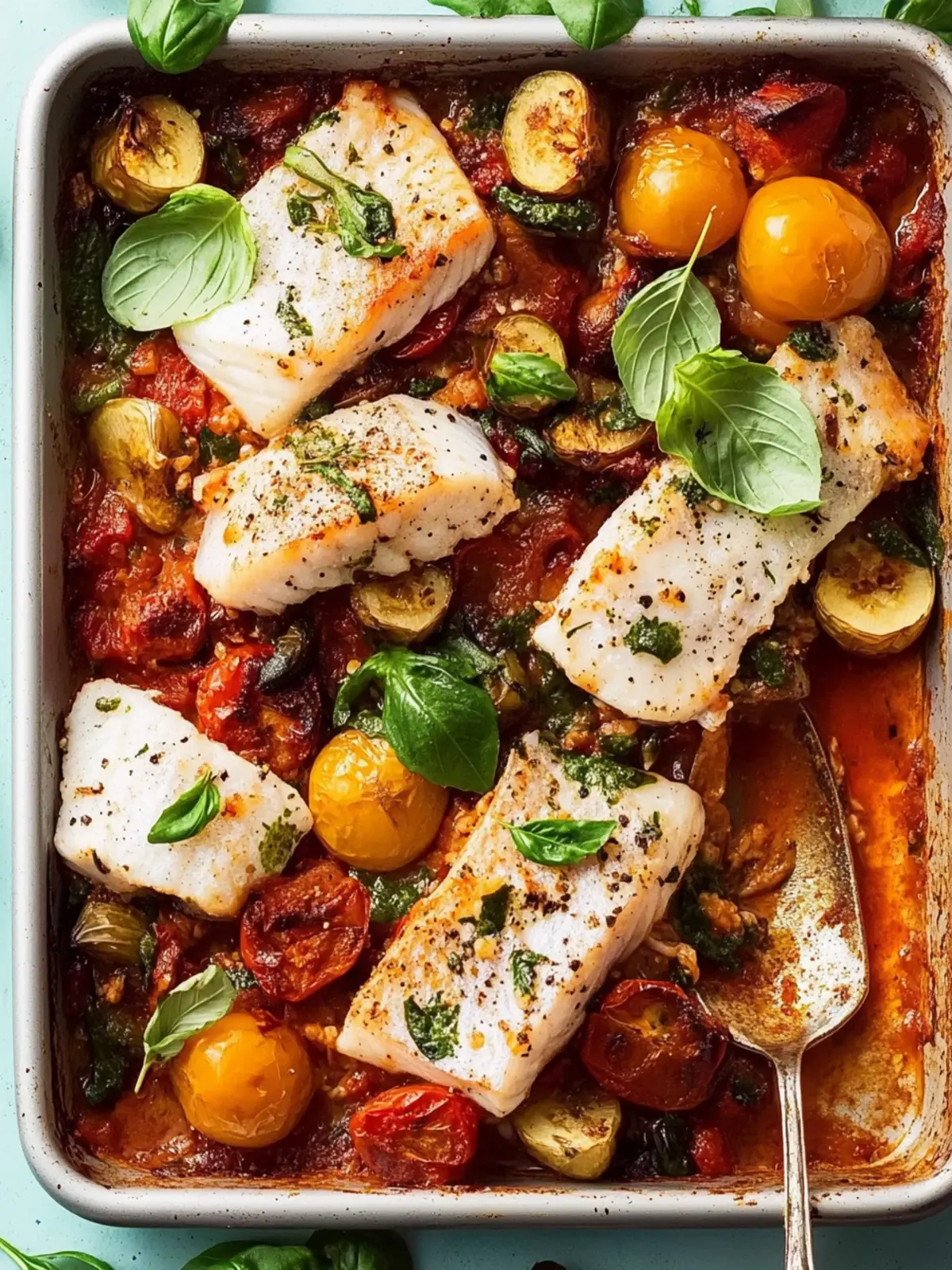 Puttanesca Fish Tray Bake for a Quick Mediterranean Feast 4 Puttanesca fish tray bake