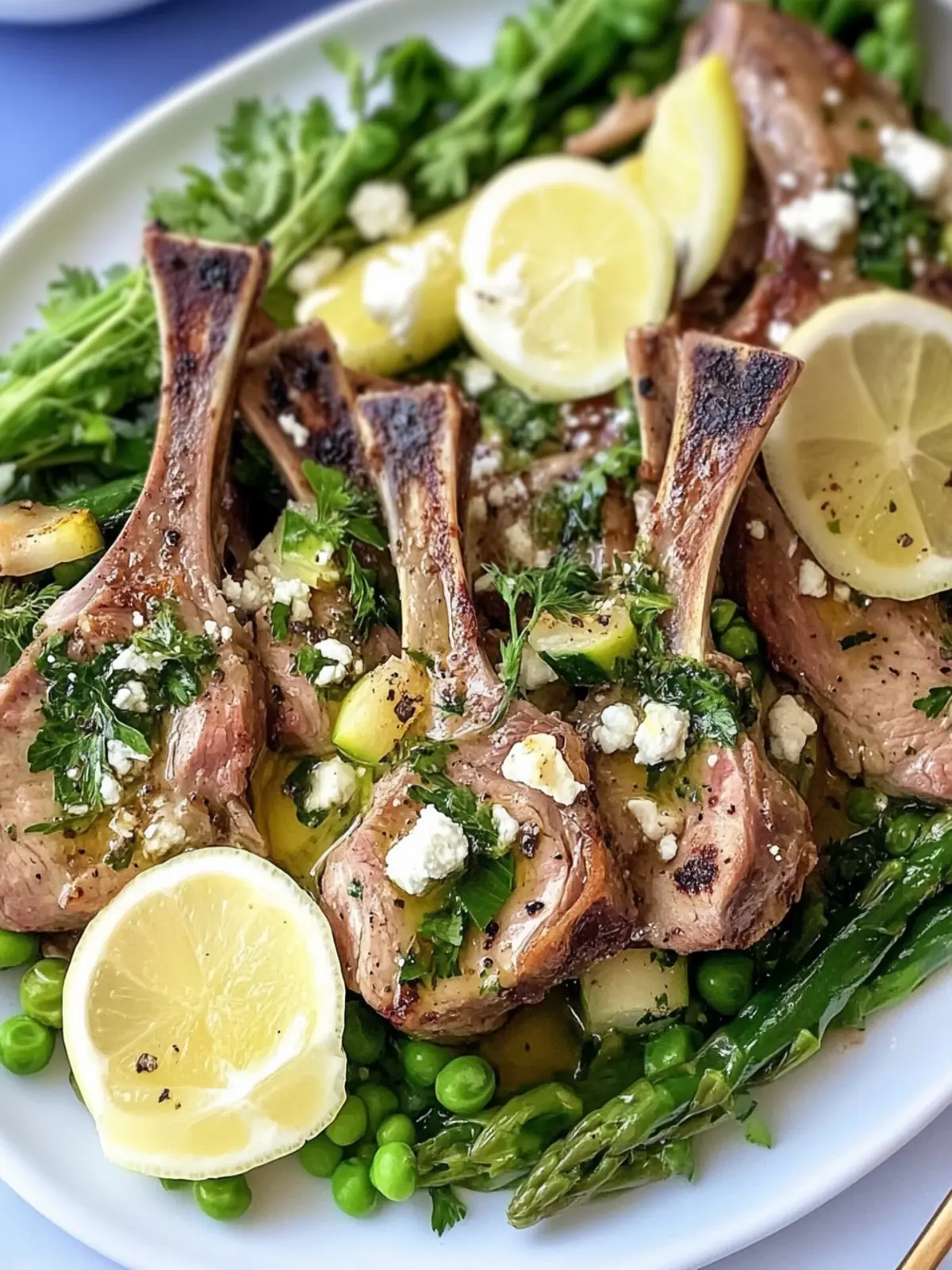 Savory Greek Lamb Chops with Lemon & Oregano Magic 2 Greek Lamb Chops
