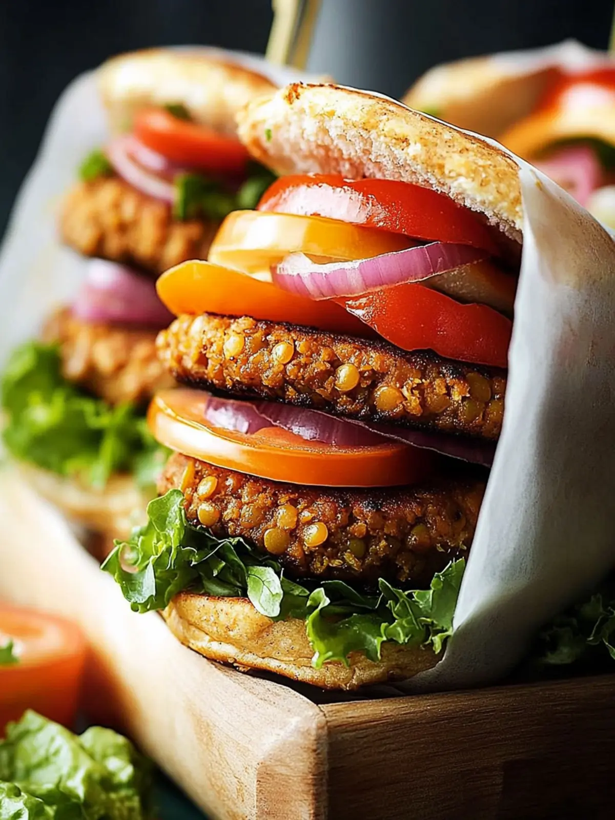 Savor Cumin-Spiced Lentil Burgers for a Healthy Twist 2 Cumin-Spiced Lentil Burgers