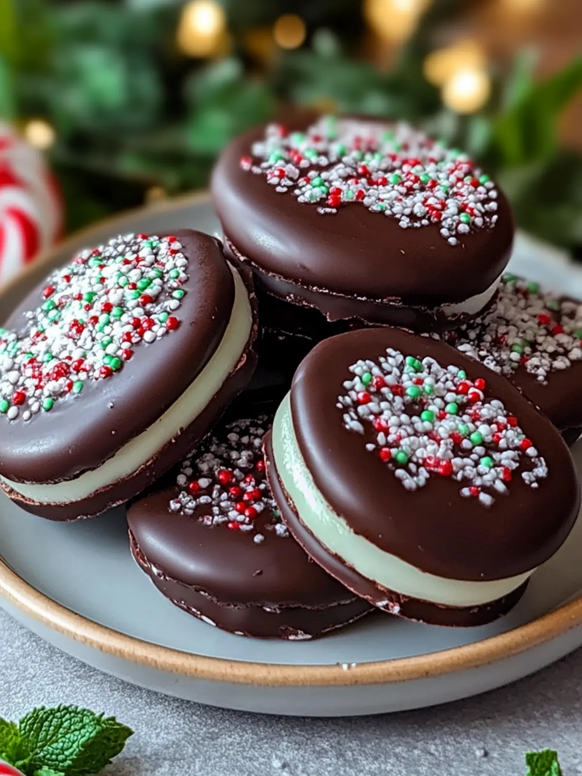 Homemade Peppermint Patties: Easy No-Bake Minty Delights 2 Homemade Peppermint Patties