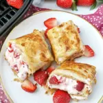 Air Fryer Strawberry Cheesecake Chimichangas in 15 Minutes! 7 Air Fryer Strawberry Cheesecake Chimichangas