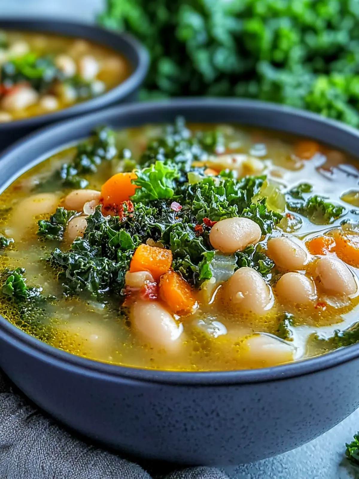 Healthy Crockpot White Bean and Kale Soup for Easy Weight Loss 2 Healthy Crockpot White Bean and Kale Soup Easy Weight Loss Recipe