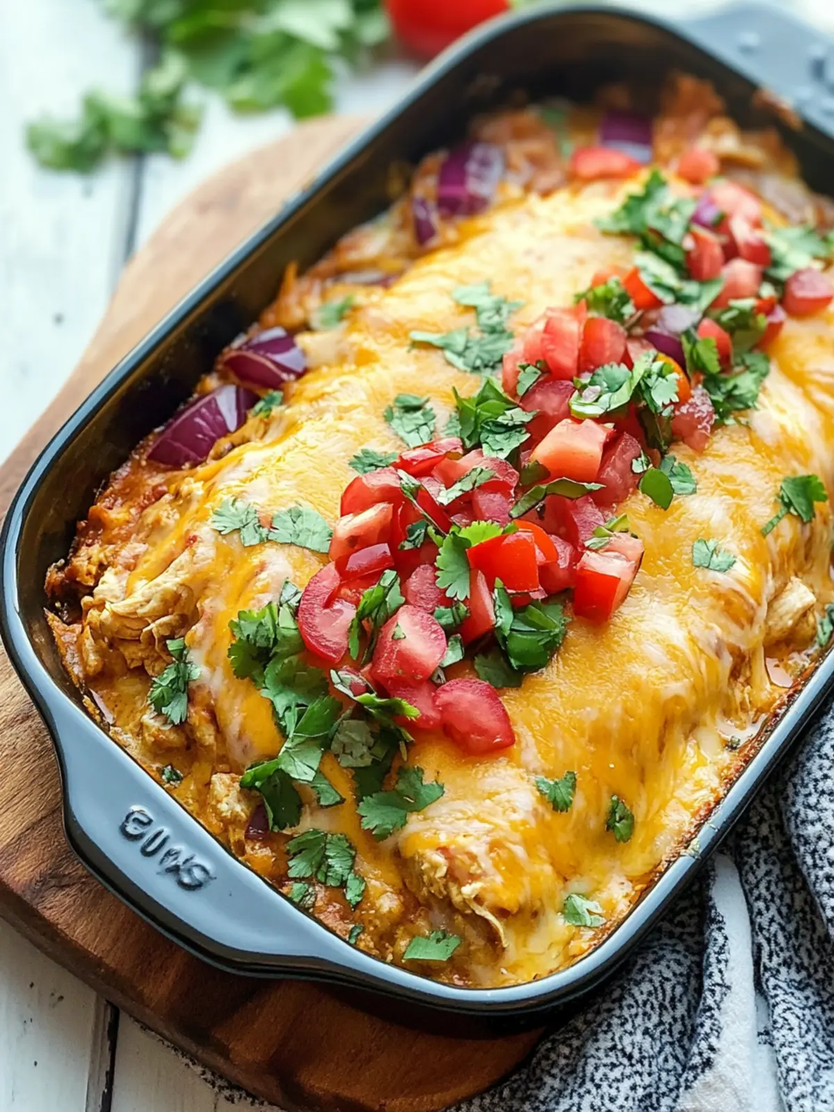 Easy Chicken Taco Bake - A Quick Low-Carb Delight 3 Easy Chicken Taco Bake