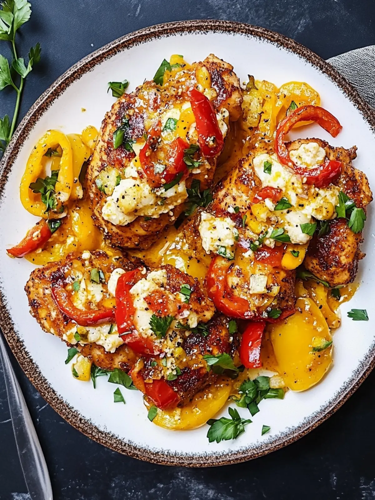 Delicious Cajun Chicken with Bell Peppers in One Pan! 4 Cajun Chicken with Bell Peppers