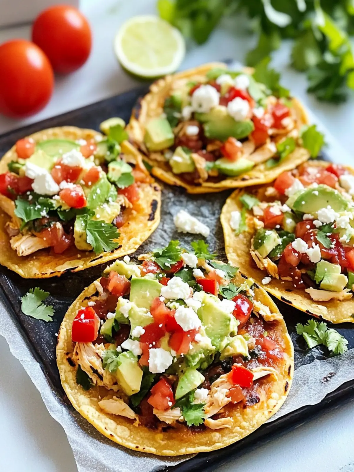 Easy Chicken Tostadas for a Fun Family Dinner Night 4 Easy Chicken Tostadas