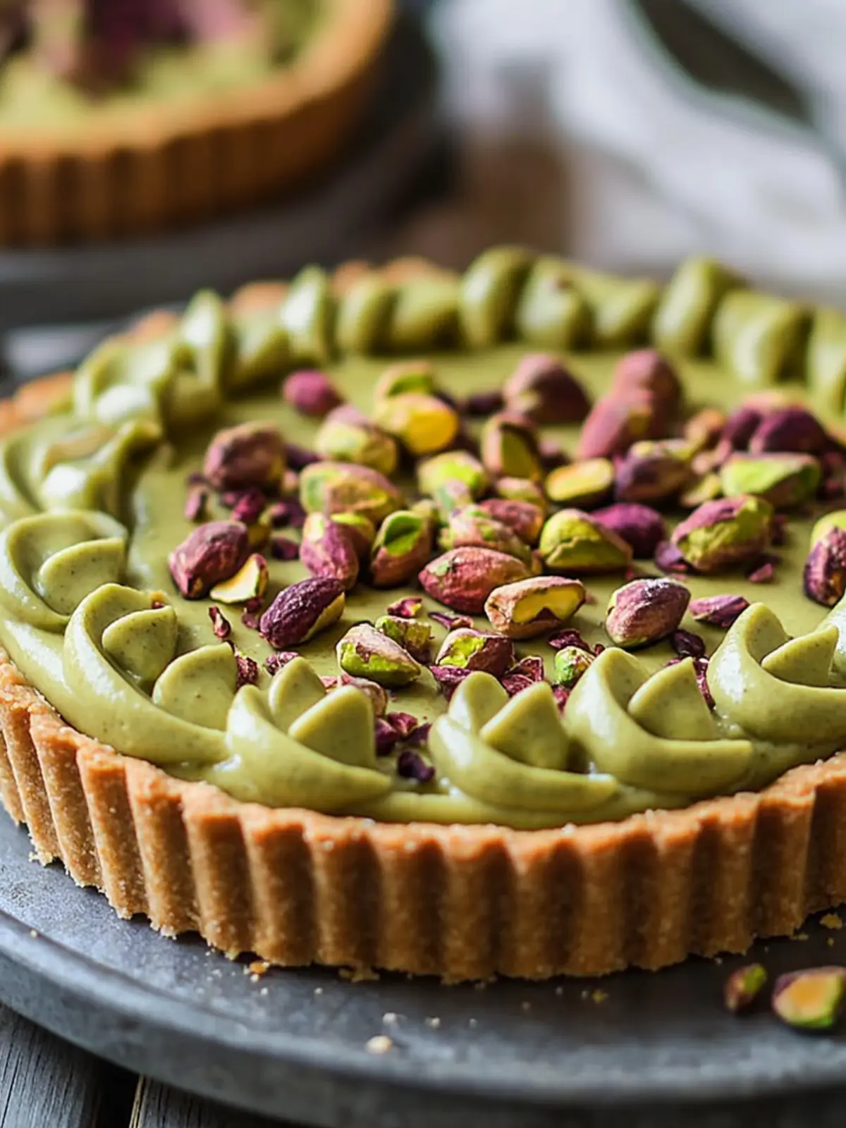 Irresistible Pistachio Tart with Creamy Pistachio Paste Delight 3 Irresistible Pistachio Tart with Creamy Pistachio Paste | Addicted to Dates