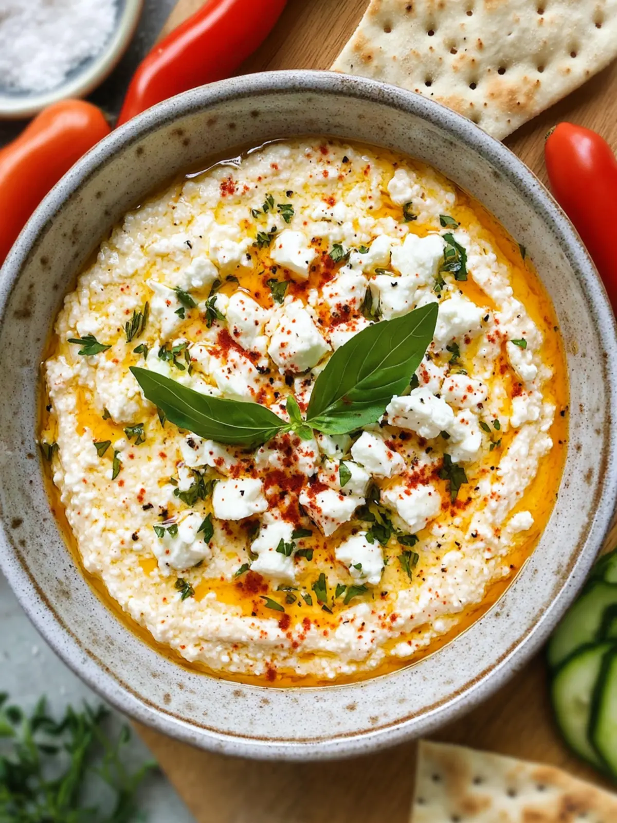 Spice Up Your Snack Time with Tirokafteri Greek Feta Dip 4 Tirokafteri (Greek Spicy Feta Dip)