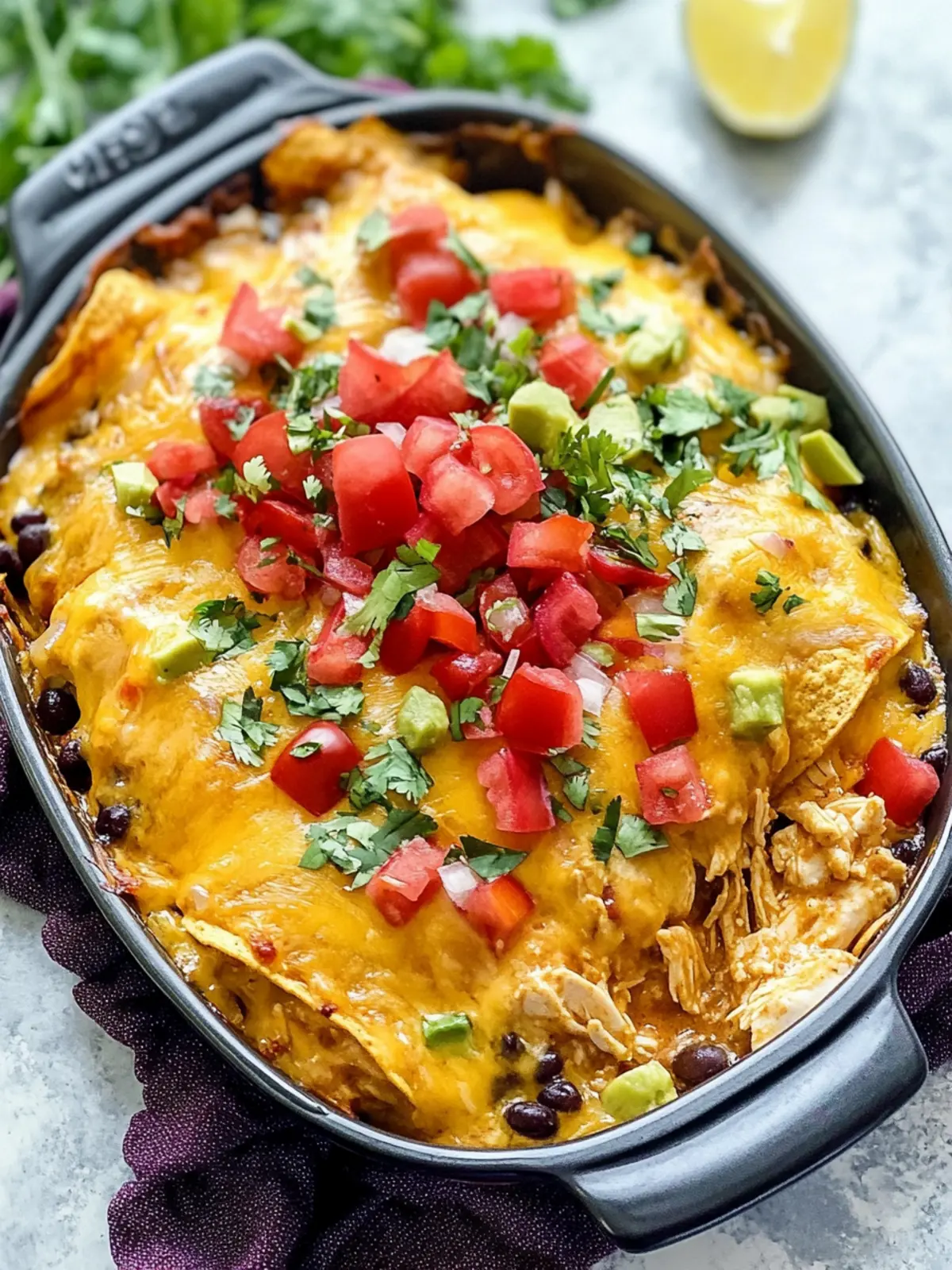 Easy Chicken Taco Bake - A Quick Low-Carb Delight 5 Easy Chicken Taco Bake