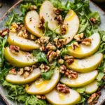 Delicious Pear Salad with Walnuts and Honey-Mustard Dressing 7 Pear Salad with Walnuts and Honey-Mustard Dressing