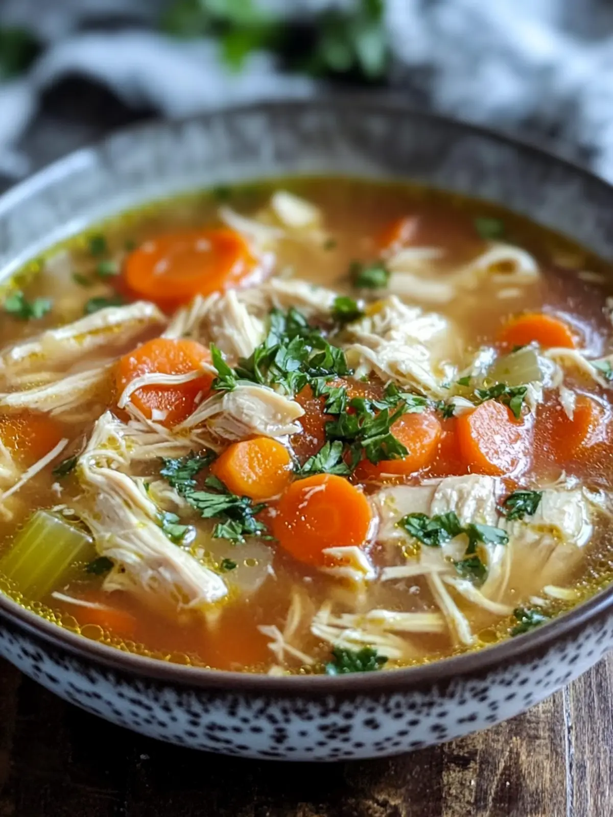 Nourishing Healthy Crockpot Chicken Soup Recipe Under 300 Calories 5 Healthy Crockpot Chicken Soup Recipe Under 300 Calories Easy and Low Calorie