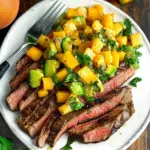 Grilled Flank Steak with Mango Avocado Salsa That's Summer Perfect 8 Grilled Flank Steak with Mango Avocado Salsa