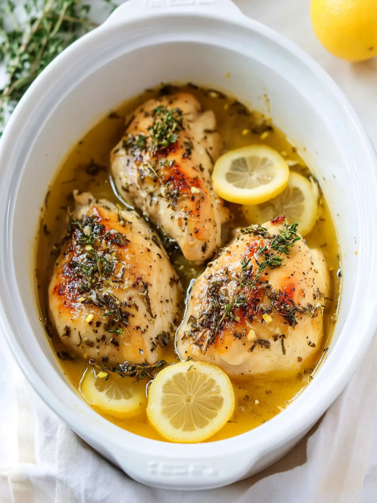 Crockpot Lemon Garlic Butter Chicken for Effortless Weeknight Wins 5 Crockpot Lemon Garlic Butter Chicken