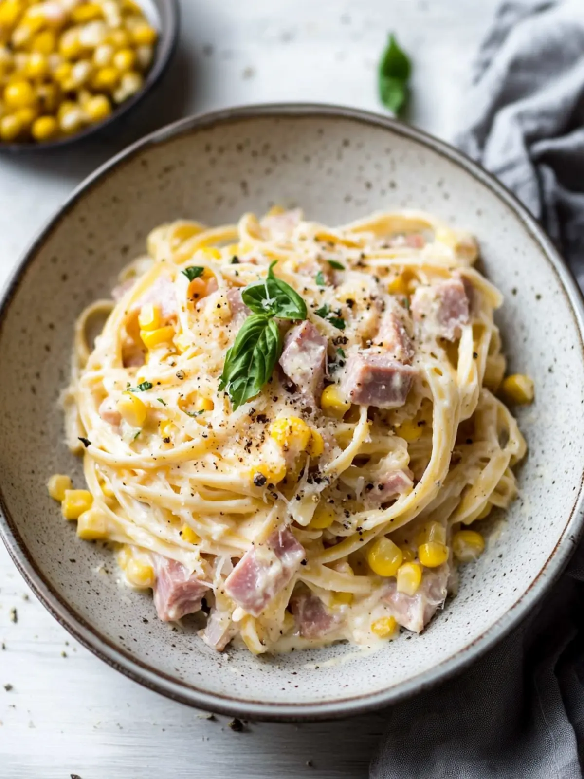 Creamy Ham & Corn Pasta in 30 Minutes for Ultimate Comfort 5 Creamy Ham & Corn Pasta