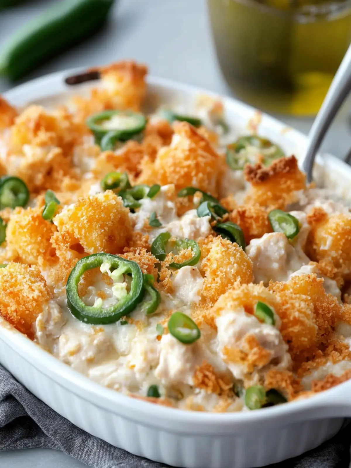 Irresistible Jalapeño Popper Chicken Casserole for Busy Nights 2 Jalapeño Popper Chicken Casserole