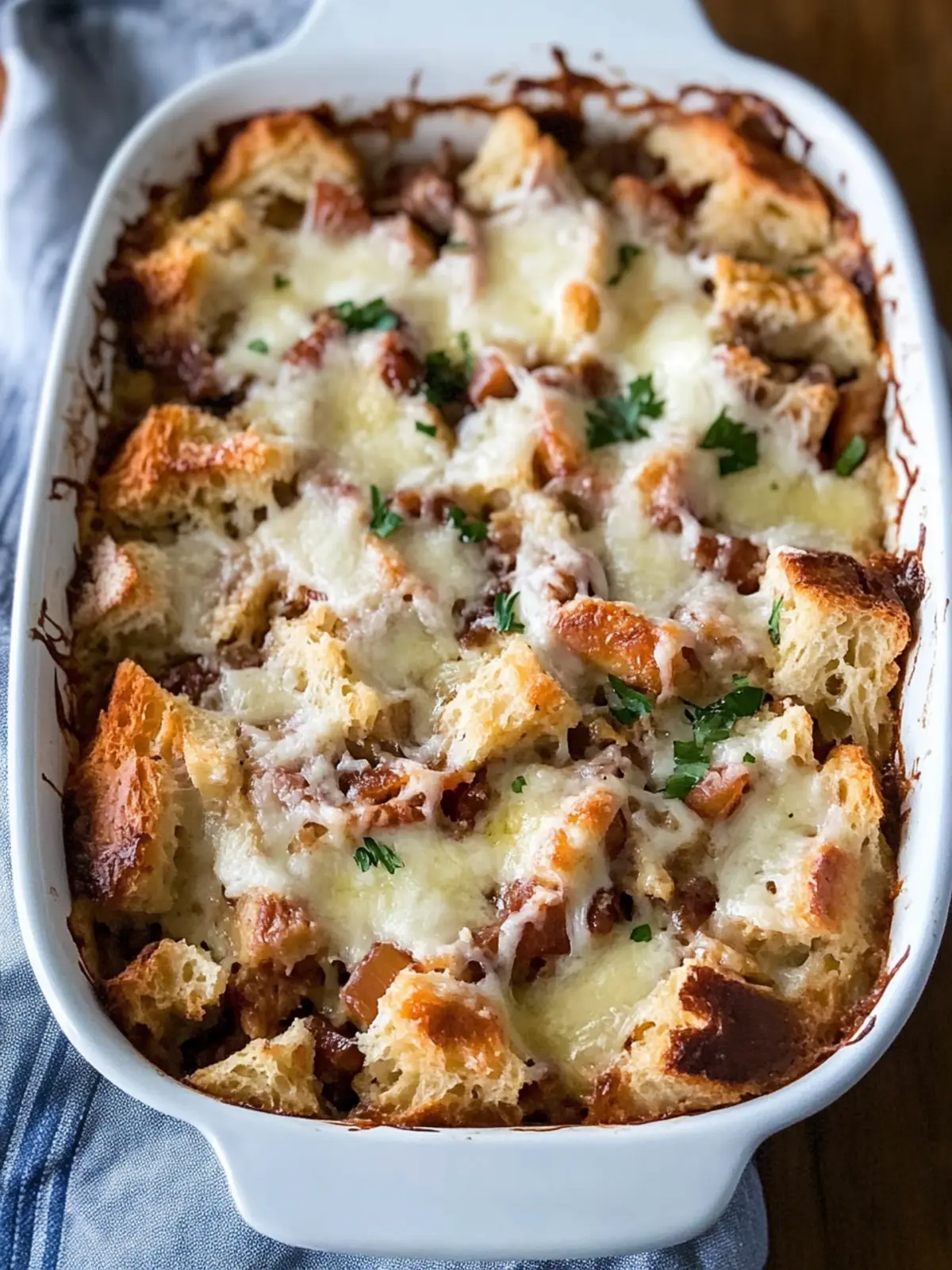 Delicious Easy Breakfast Strata Recipe | Warm Casserole with Bread 2 Easy Breakfast Strata Recipe | Casserole with Bread