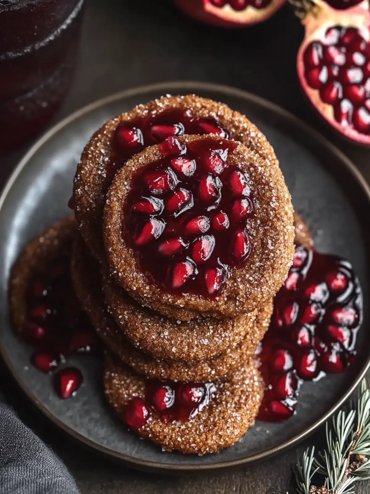 Delicious Pomegranate Glazed Ginger Snaps for Festive Joy 2 Delicious Pomegranate Glazed Ginger Snaps for a Festive Treat