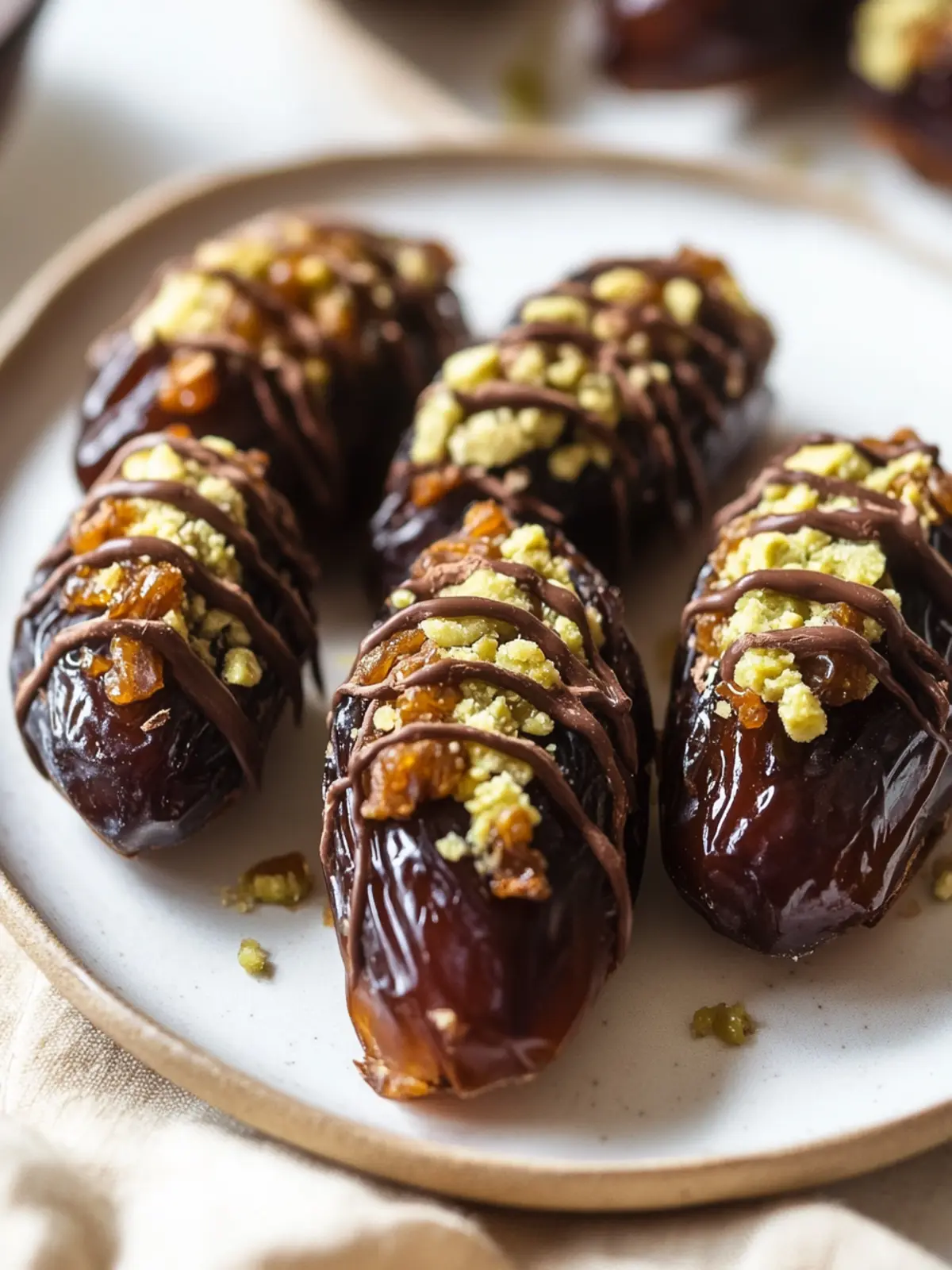 Dubai Chocolate Stuffed Dates: A Healthy Indulgence You’ll Love 4 Dubai Chocolate Stuffed Dates