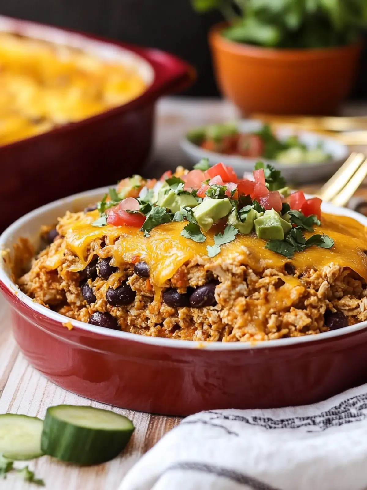 Satisfy Cravings with Cool Ranch Turkey Taco Casserole 3 Cool Ranch Turkey Taco Casserole