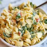 Creamy Spinach Artichoke Pasta Salad for Perfect Gatherings 7 Spinach Artichoke Pasta Salad