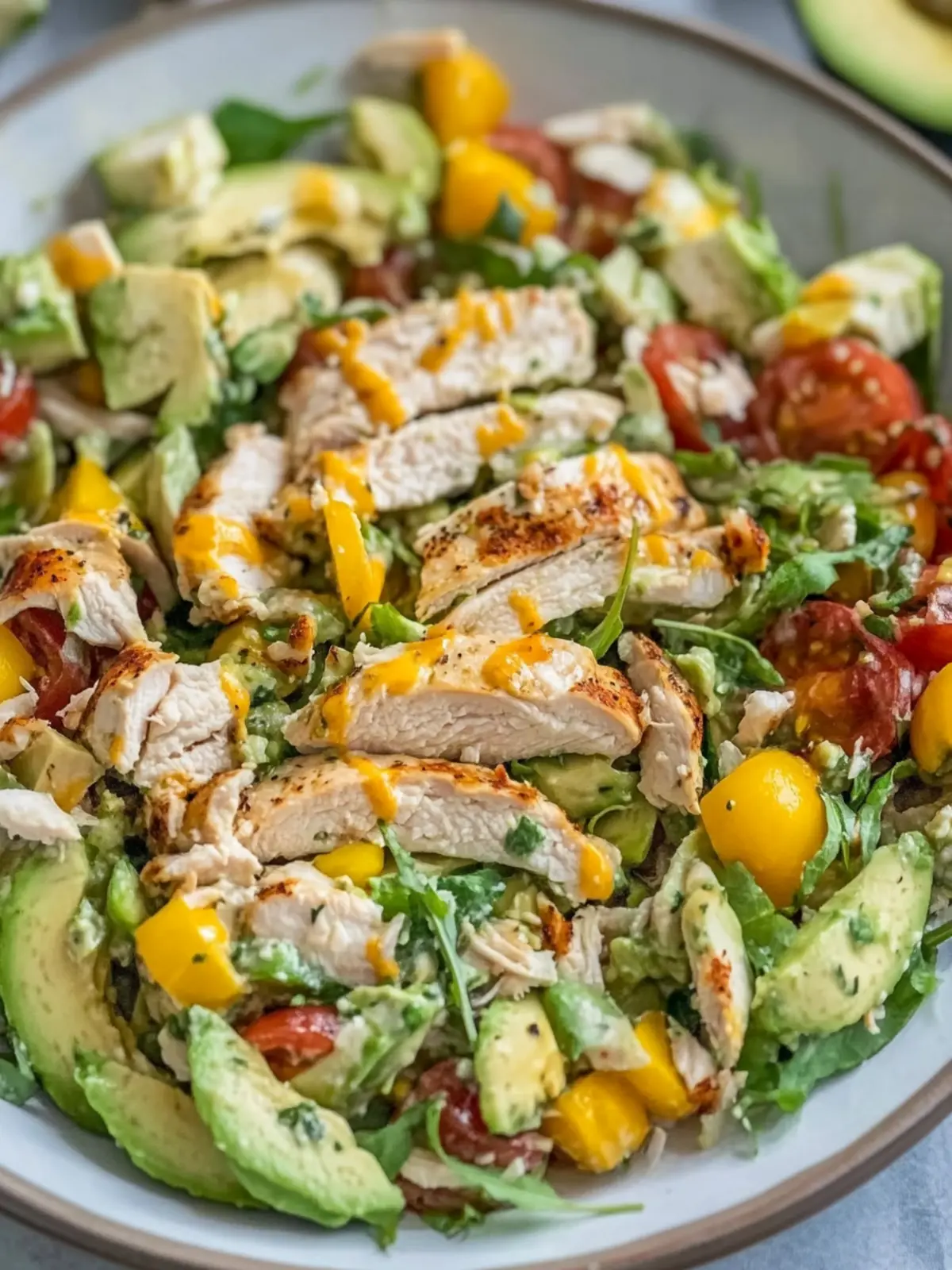 Avocado Chicken Salad: Creamy Goodness Without the Guilt 3 Avocado Chicken Salad