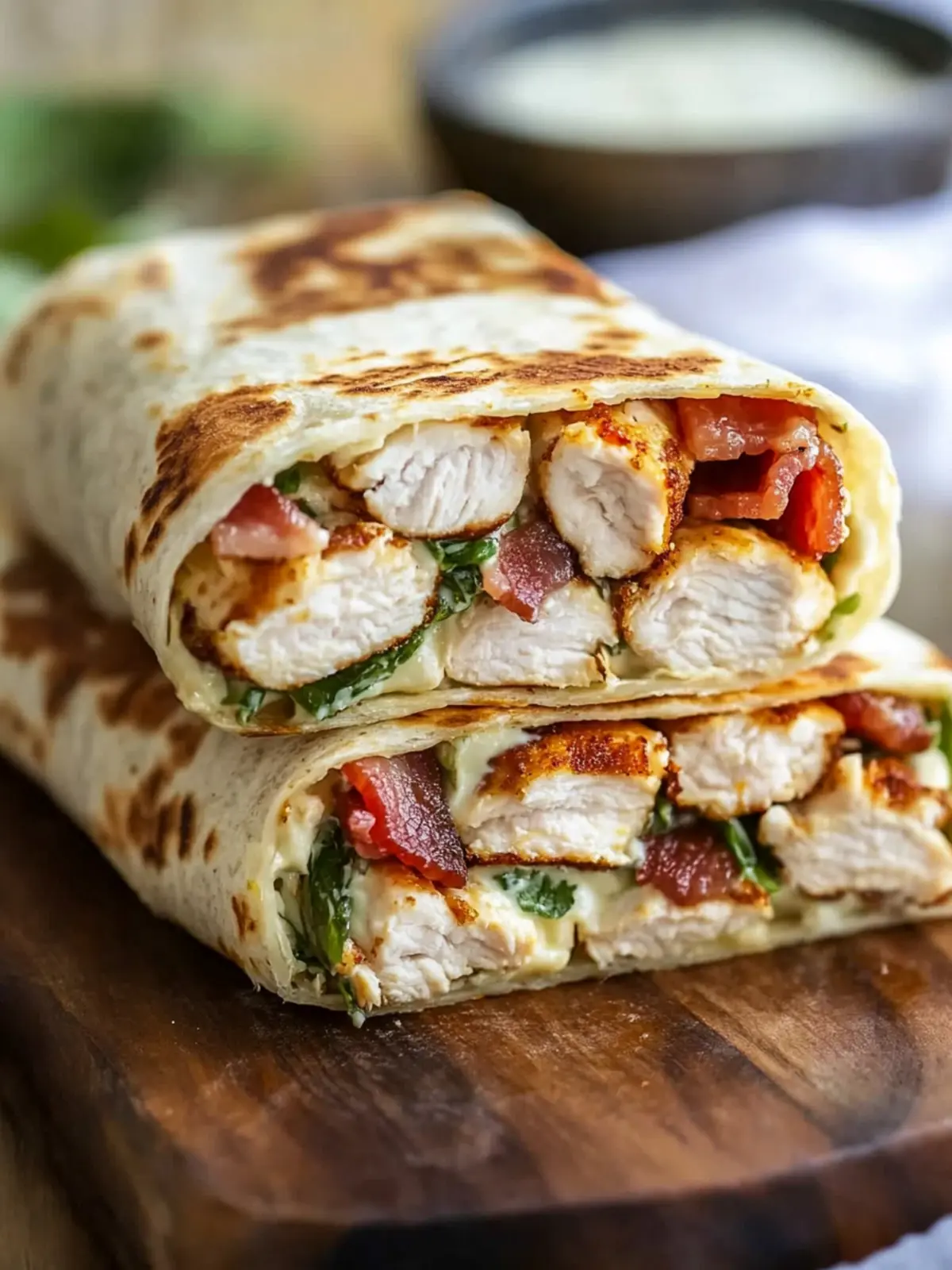 Crispy Chicken Bacon Ranch Wraps for Quick Flavor Adventures 2 Crispy Chicken Bacon Ranch Wraps