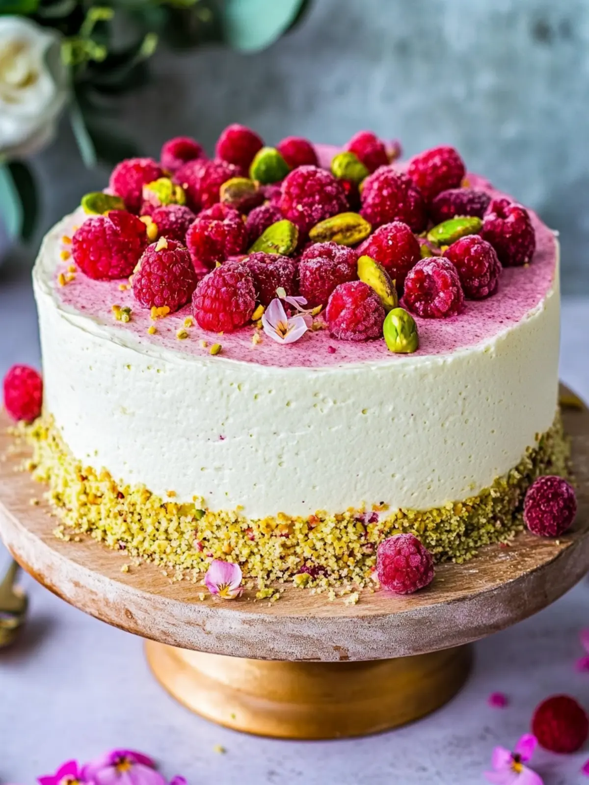 Delicious Pistachio Raspberry Cake to Satisfy Your Sweet Tooth 4 Pistachio Raspberry Cake