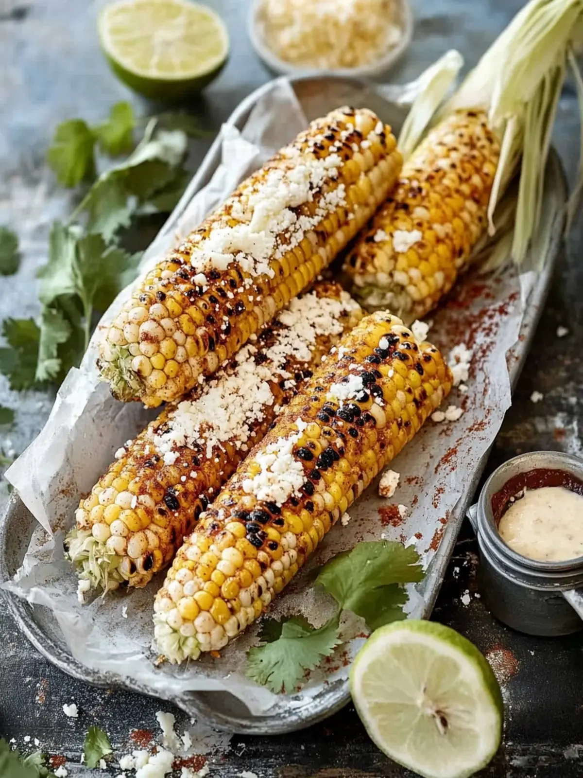 Grilled Mexican Corn with Chipotle Adobo Sauce Bliss 2 Grilled Mexican Corn with Chipotle Adobo Sauce