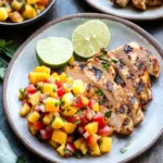 Savor Chipotle Lime Grilled Chicken with Zesty Mango Salsa 7 Chipotle Lime Grilled Chicken with Mango Salsa