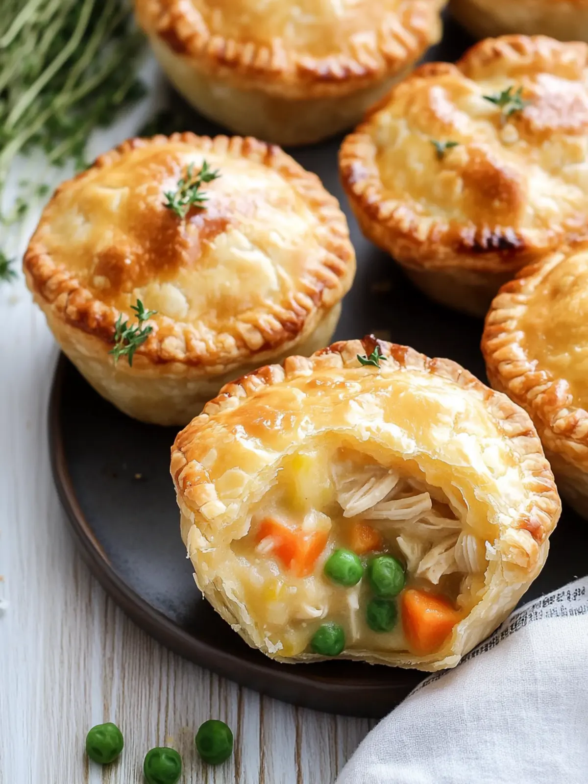 Mini Chicken Pot Pies: Cozy Comfort in Every Flavorful Bite 4 Mini Chicken Pot Pies