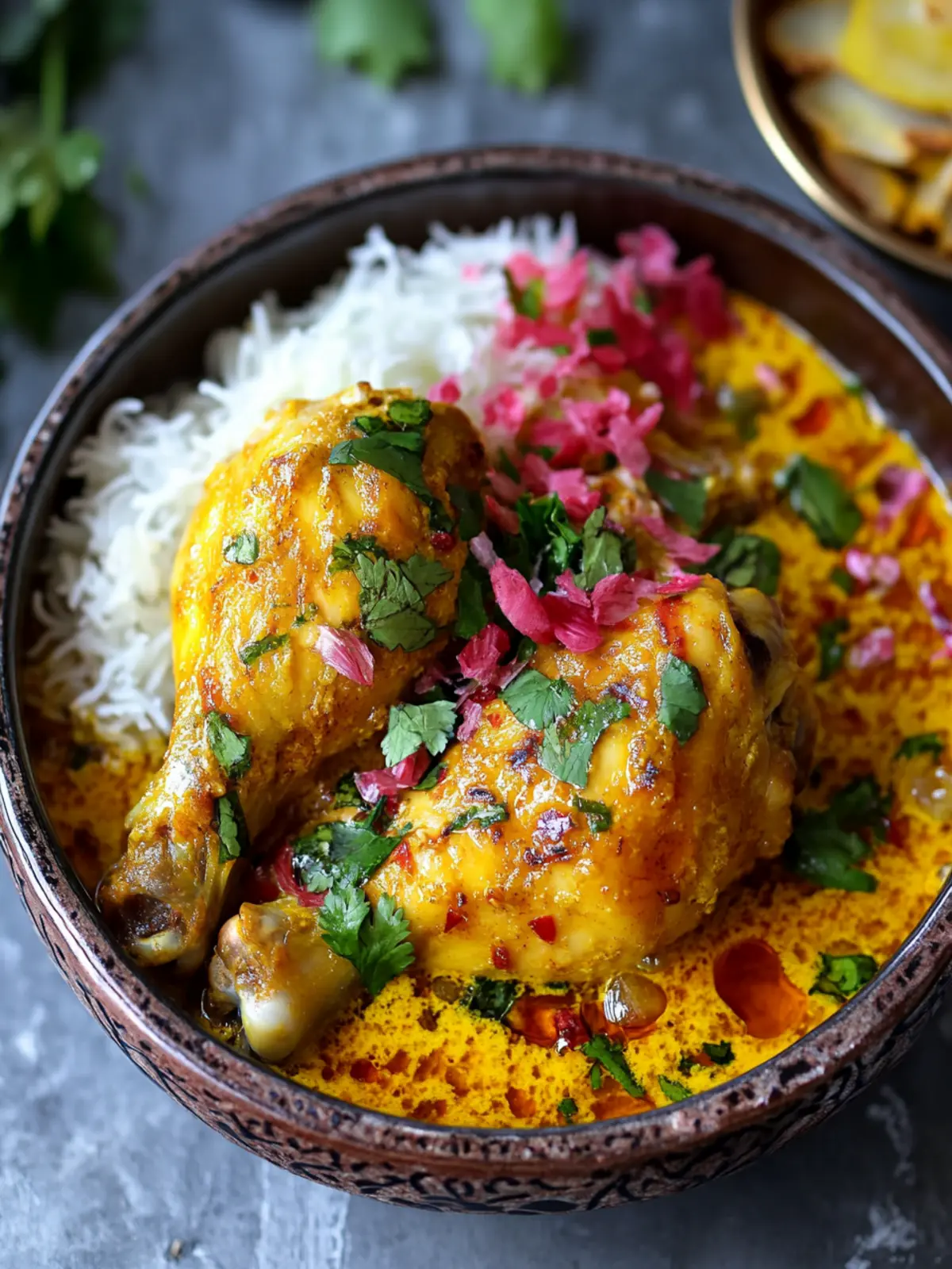 Irresistible Persian Saffron Chicken Zereshk Polo Ba Morgh Recipe 3 Persian Saffron Chicken {Zereshk Polo Ba Morgh}