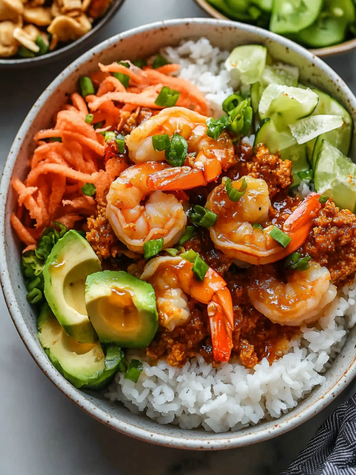 Irresistible Hot Honey Shrimp Bowls for Easy Meal Prep 3 Hot Honey Shrimp Bowls
