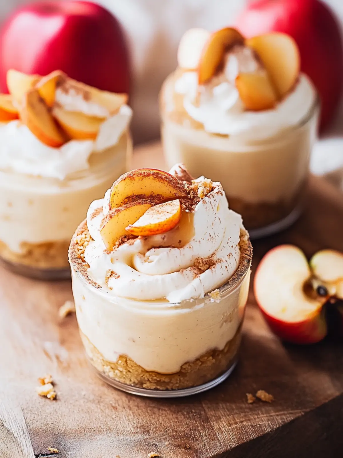 Delicious Apple Pie Pudding Shots for Fall Celebrations 2 Apple Pie Pudding Shots